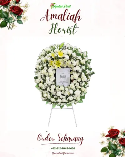 Krans Bunga Duka Cita di Belawan Sicanang